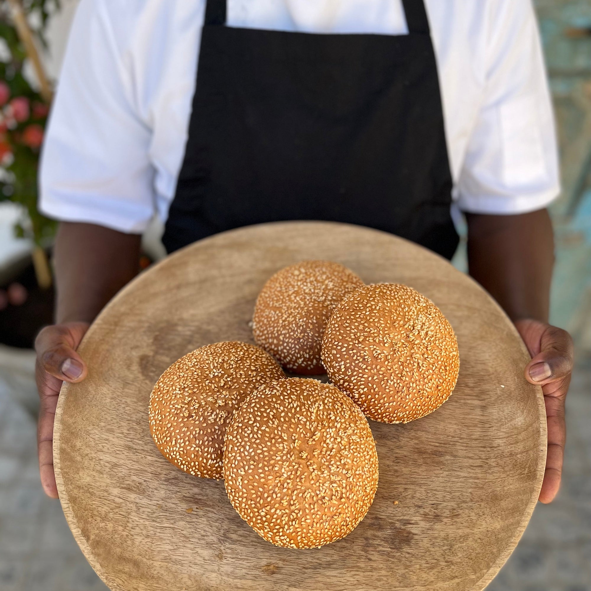 Sesame Hamburger Buns