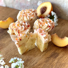 Load image into Gallery viewer, Peach Bellini Cupcakes