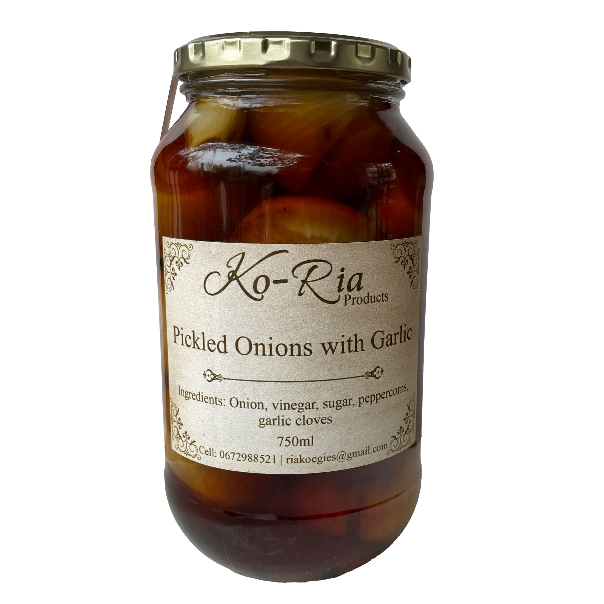 Ko-Ria Pickled Onions with Garlic