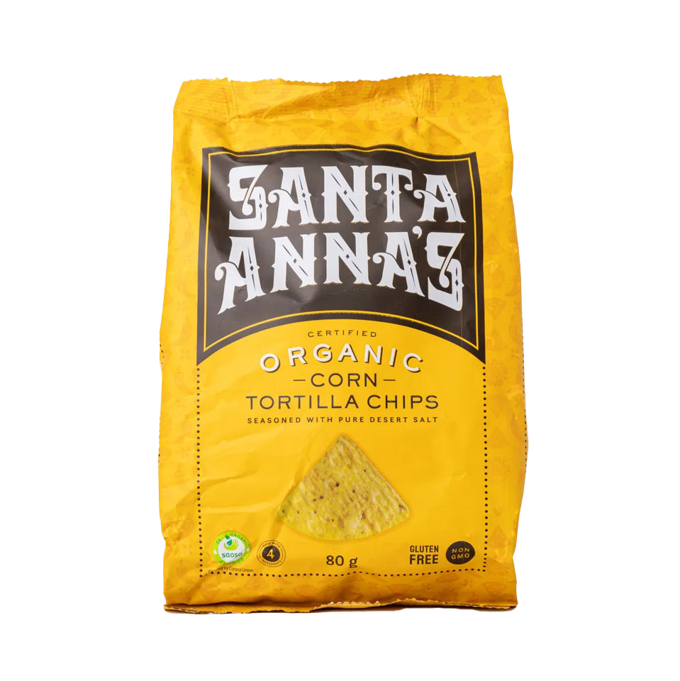 Santa Anna's Corn Chips Organic 80g