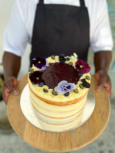 Lemon, Buttermilk & Blueberry Cake